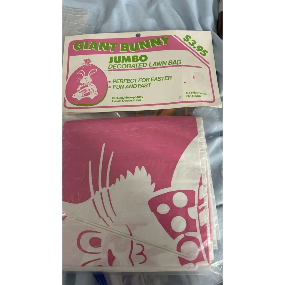 GIANT BUNNY JUMBO 60 Gal. Easter Lawn Bag 36